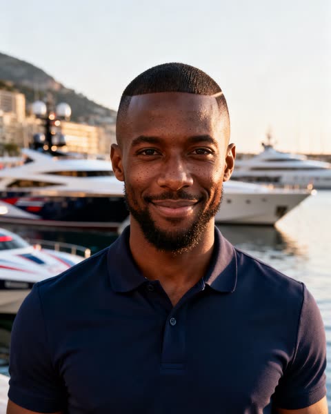 Ezra, AI-generated portrait of a fictional character