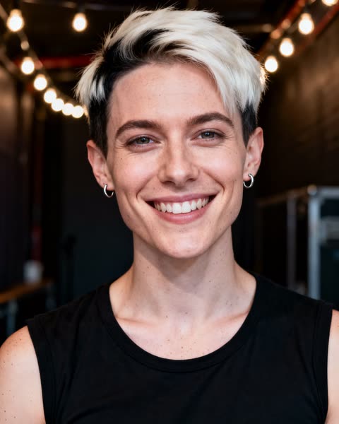 Jules, AI-generated portrait of a fictional character