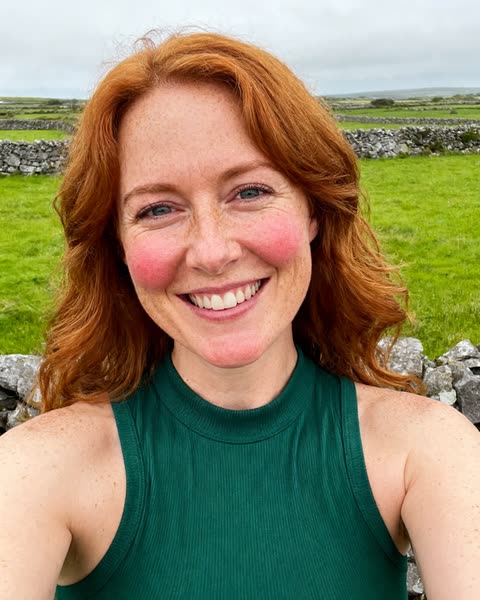 Róisín, AI-generated portrait of a fictional character