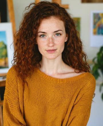Portrait option 2 for Inês, AI-generated, selected